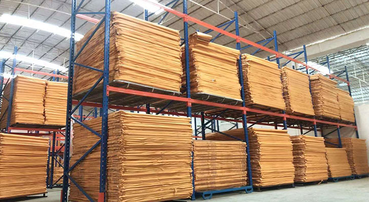 Warehouse racking for paper products