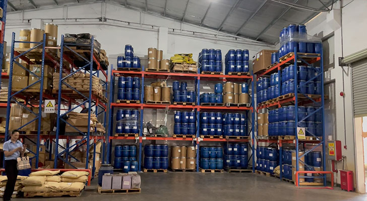 Warehouse racking for ceramics and construction materials
